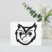 フクロウ ポストカード (スタンド正面)