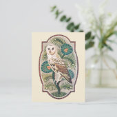 フクロウ ポストカード (スタンド正面)