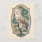 フクロウ ポストカード (正面)