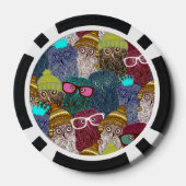 フクロウ ポーカーチップ (裏面)