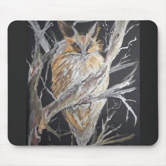 フクロウ マウスパッド (正面)