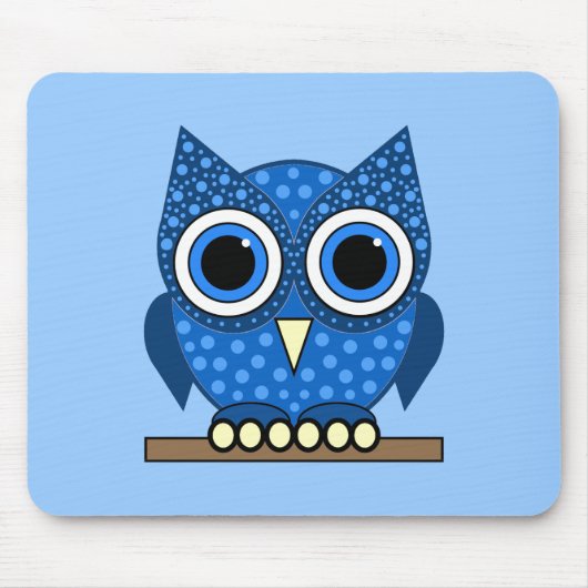 フクロウ マウスパッド (正面)