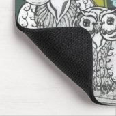 フクロウ マウスパッド (コーナー)