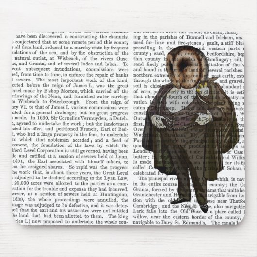 フクロウ マウスパッド (正面)