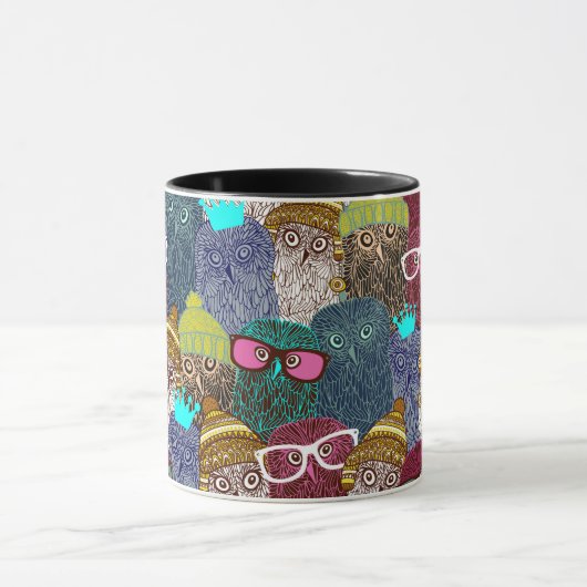 フクロウ マグカップ (中央)