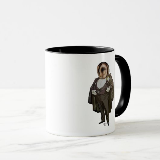 フクロウ マグカップ (正面右)