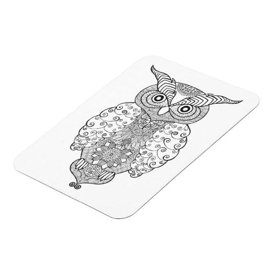 フクロウ マグネット (左側)