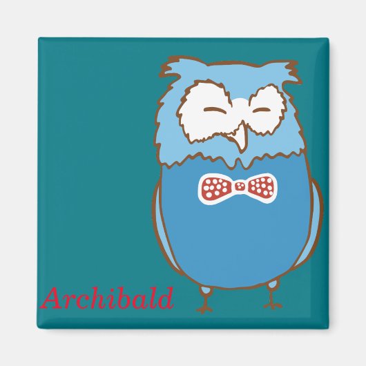 フクロウ マグネット (正面)