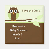 フクロウ マグネット (正面)