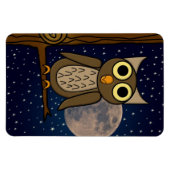フクロウ マグネット (横)