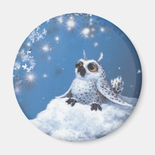 フクロウ マグネット (正面)