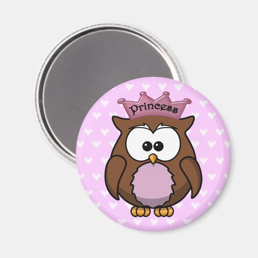 フクロウ マグネット (正面/裏面)