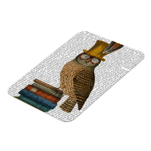 フクロウ マグネット (左側)