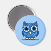 フクロウ マグネット (正面/裏面)