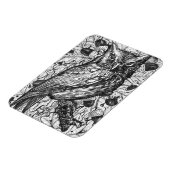 フクロウ マグネット (左側)