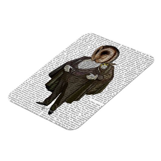 フクロウ マグネット (左側)