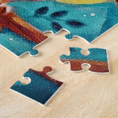 フクロウ&ムーンジグソーパズル ジグソーパズル (側面)