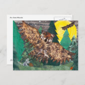 フクロウ・ムーン・ナイト・ソング ポストカード (正面/裏面)