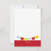 フクロウ·ユー·ニーズはラブ·招待状 招待状 (裏面)