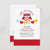 フクロウ·ユー·ニーズはラブ·招待状 招待状 (正面/裏面)