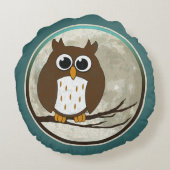 フクロウ ラウンドクッション (裏面)