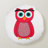 フクロウ ラウンドクッション (裏面)