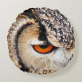 フクロウ ラウンドクッション (正面)