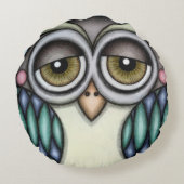 フクロウ ラウンドクッション (裏面)