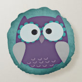 フクロウ ラウンドクッション (裏面)