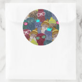 フクロウ ラウンドシール (バッグ)