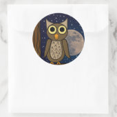 フクロウ ラウンドシール (バッグ)