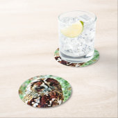 フクロウ ラウンドペーパーコースター (インサイチュ)