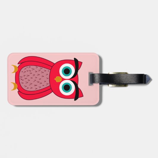 フクロウ ラゲッジタグ (裏面横)