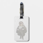 フクロウ ラゲッジタグ (裏面縦)