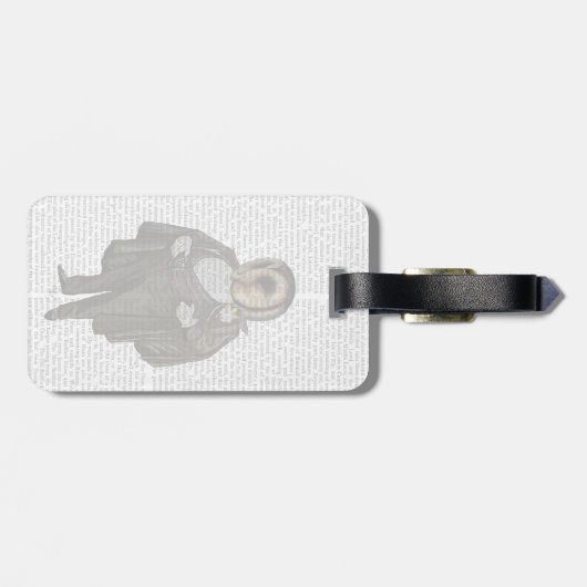 フクロウ ラゲッジタグ (裏面横)