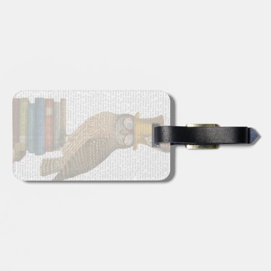 フクロウ ラゲッジタグ (裏面横)