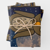 フクロウ ラッピングペーパーシート (インサイチュ)