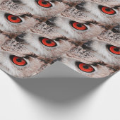 フクロウ ラッピングペーパー (角)
