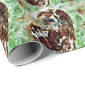 フクロウ ラッピングペーパー (ロールコーナー)