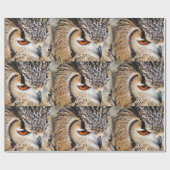 フクロウ ラッピングペーパー (フラット)