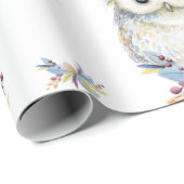 フクロウ ラッピングペーパー (ロールコーナー)