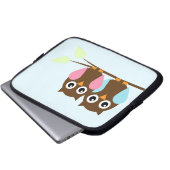 フクロウ ラップトップスリーブ (正面下部)