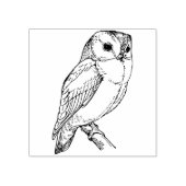 フクロウ ラバースタンプ (インプリント)