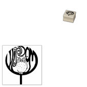 フクロウ ラバースタンプ (押印)