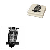 フクロウ ラバースタンプ (押印)