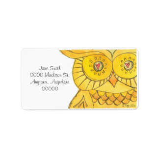 フクロウ – ラベル