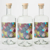 フクロウ リキュールボトルラベル (ボトル)