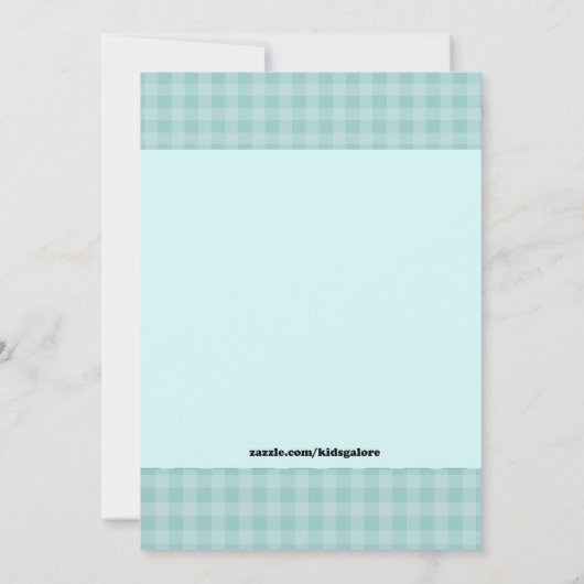 フクロウ·ルック·ワン·誕生日招待状 招待状 (裏面)