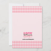 フクロウ·ルック·ワン·誕生日招待状 招待状 (裏面)