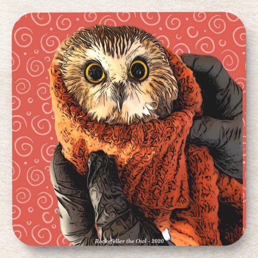 フクロウ、ロックフェラー。 コースター (正面)